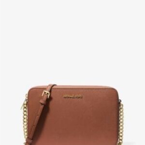 Michael Kors Tan Crossbody Bag with Gold Chain